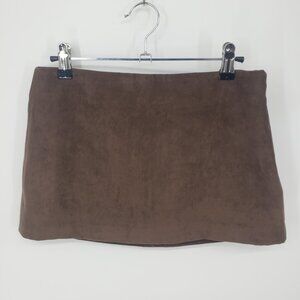 Glassons Faux Suede Mini Skirt